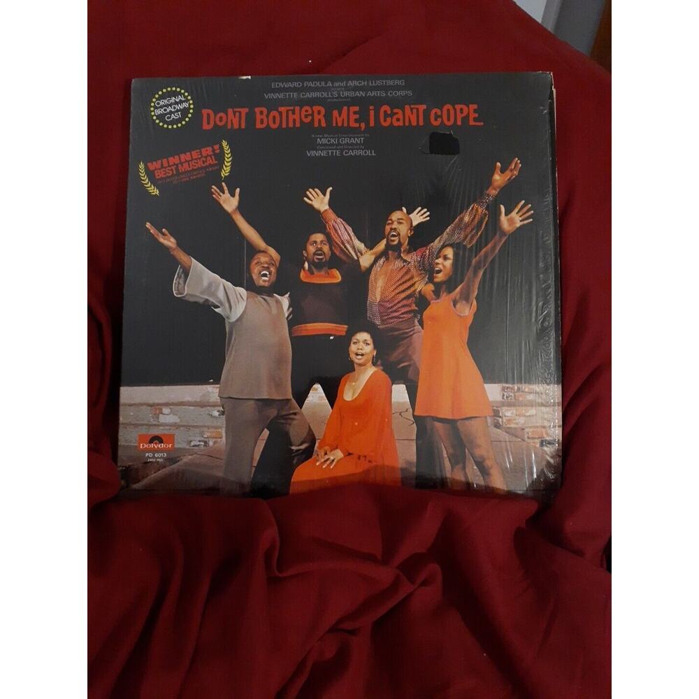 Don't Bother Me I can't cope Musical Vinyl Lp VG